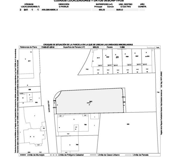 PARCELAS URBANAS EN VENTA. ITURMENDI